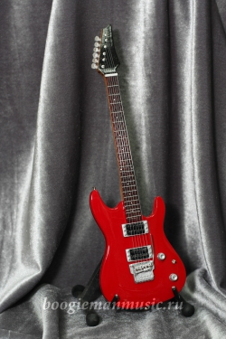 Сувенирная мини-гитара Ibanez JS1200 Candy Apple